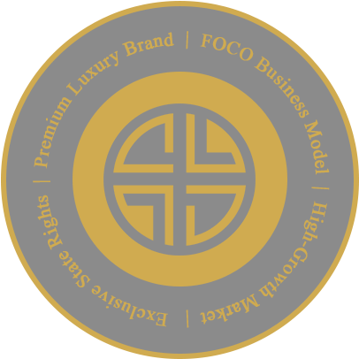 Premium luxury brand emblem
